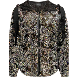 LAMILLA JACKET BLACK SEQUINS